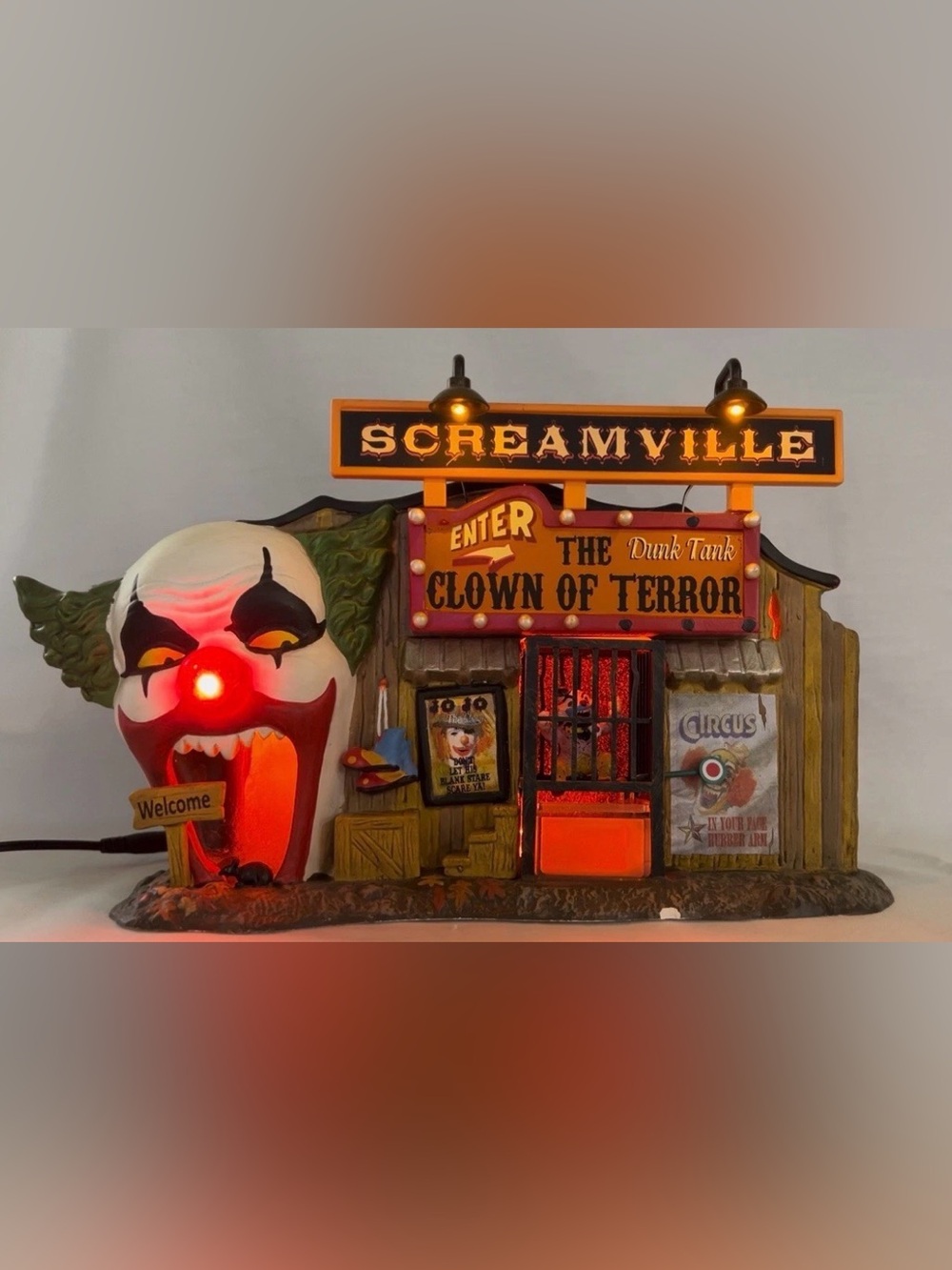 Dept 56 Snow Village Halloween the Clown House of Terror 4030759